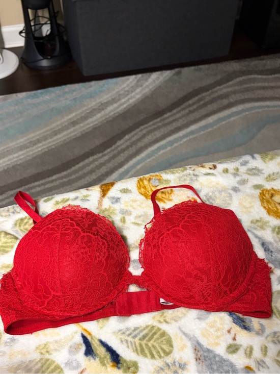 Victoria's Secret Other - Victoria's Secret Red Lace Dream Angela Push-Up Bra
